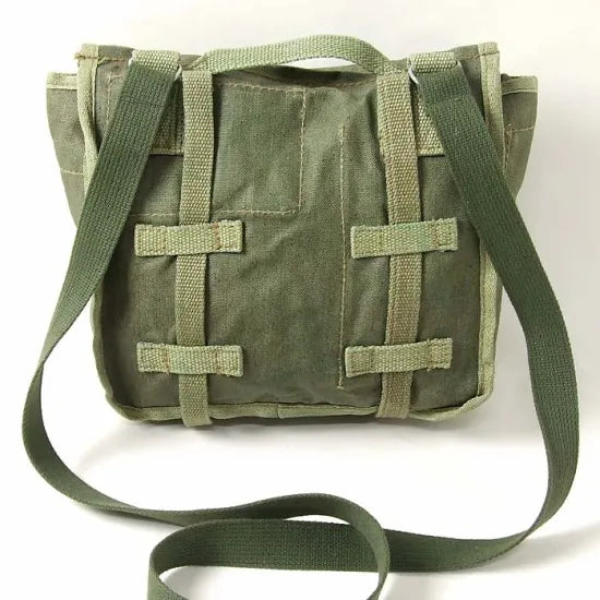 ポーランド軍 グリーン ビンテージ キャンバス ブレッドバッグ 新品 =