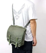 ポーランド軍 グリーン ビンテージ キャンバス ブレッドバッグ 新品 =