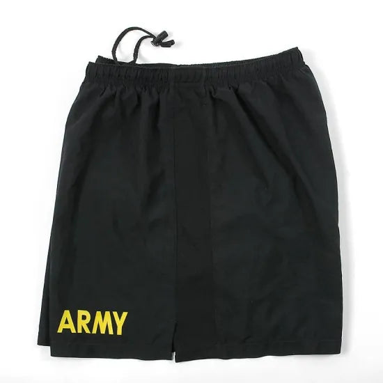 アメリカ軍 U.S.ARMY ブラック 後期型 APFU トレーニング ショートパンツ ニアニュー PT-SHORTS-GN2-