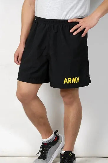 アメリカ軍 U.S.ARMY ブラック 後期型 APFU トレーニング ショートパンツ ニアニュー PT-SHORTS-GN2-