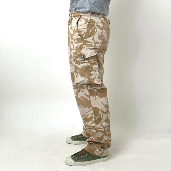 イギリス軍 DPM デザートカモ トロピカル コンバットパンツ USED =