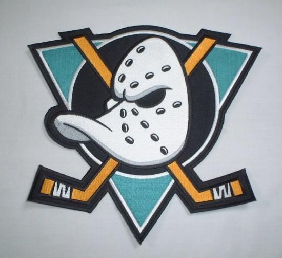 NHL アイスホッケー アナハイム・マイティダックス ビンテージ 背中ワッペン 新品 DUCK-