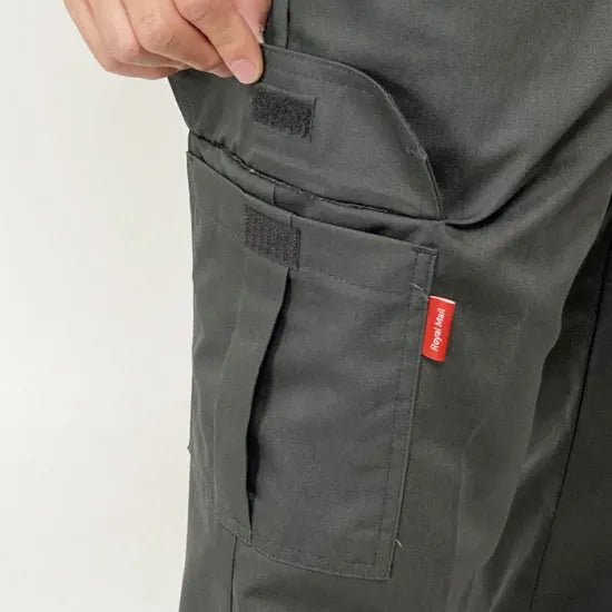 (8/30まで特価)イギリス郵便 Royal Mail ダークグレー ワークパンツ USED 230U=