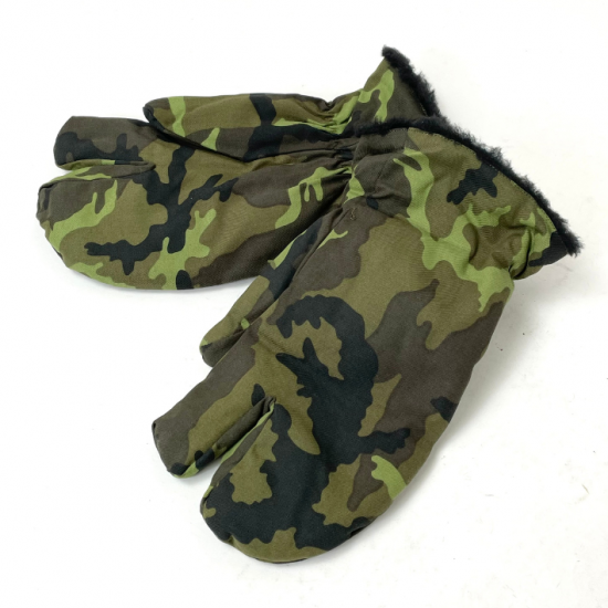 チェコ軍 カモフラージュ M-95 3フィンガー ウィンターグラブ 新品 87N-