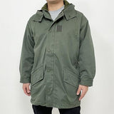 フランス軍 OD HBT F-1 パーカー シェル単体 BランクUSED 420U2-SHELL