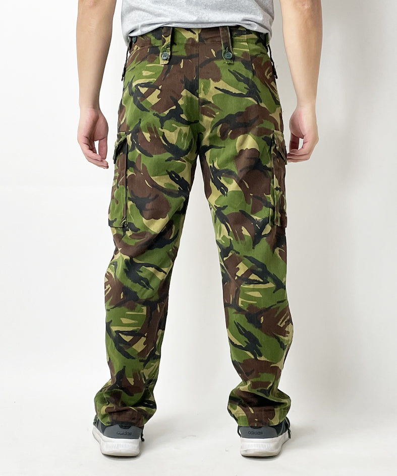 【スモール特価】イギリス軍 DPM カモフラージュ テンパレイト コンバットパンツ USED 202MU-SB=