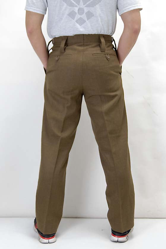 イギリス陸軍 ARMY ブラウン No.2 バラック ドレスパンツ 上質USED 206N3=