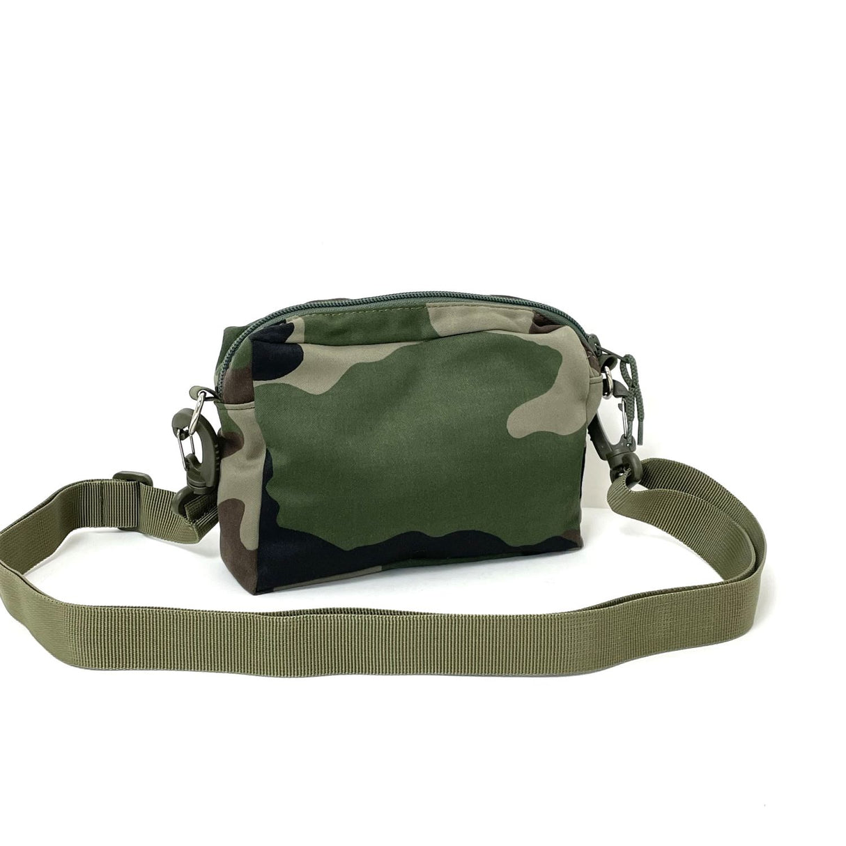 フランス軍 横長 グリーンカモ サコッシュ 新品 234GN-OD-
