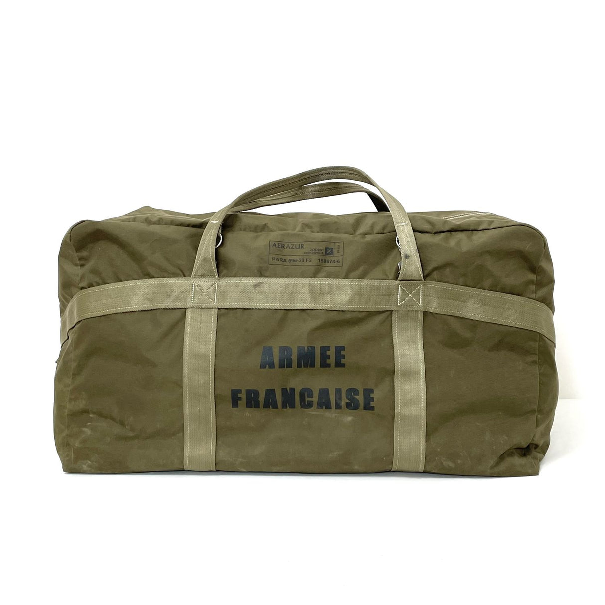 80-90s フランス軍 AERAZUR パラシュートバッグ 65L（USED）235U