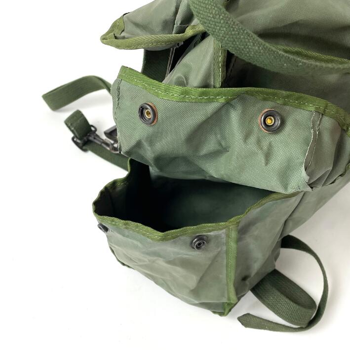 ベルギー軍 グリーン PVC ラックサック USED 343U