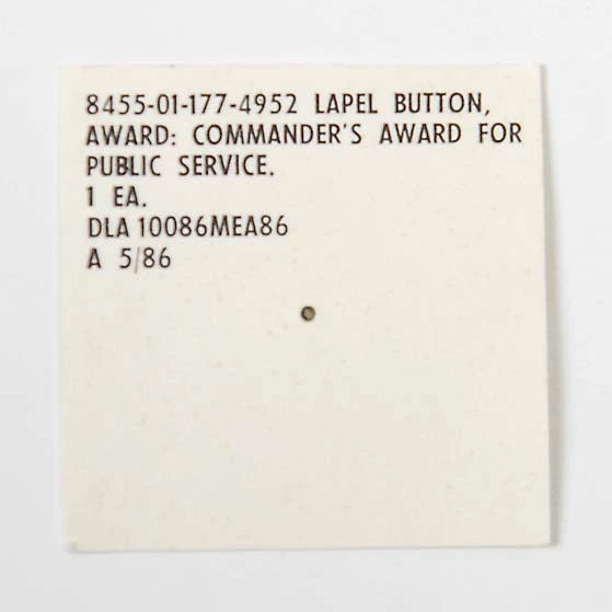 アメリカ軍 U.S.ARMY トライアングル コマンダーバッジ 新品 34NF-