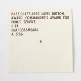 アメリカ軍 U.S.ARMY トライアングル コマンダーバッジ 新品 34NF-