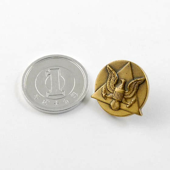 アメリカ軍 U.S.ARMY トライアングル コマンダーバッジ 新品 34NF-