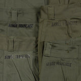 フランス軍 OD ビンテージ M-64 カーゴパンツ USED 401U=
