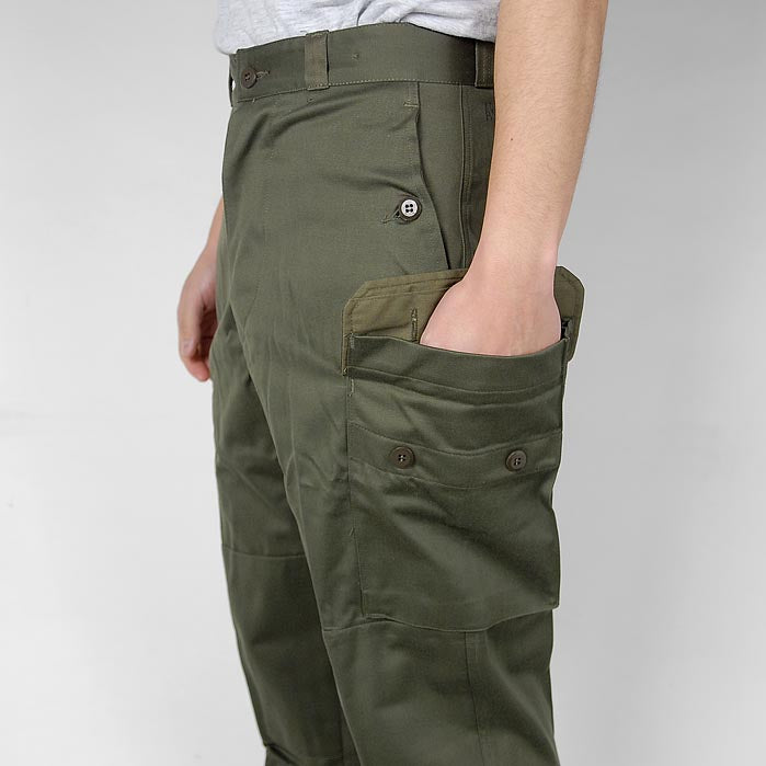 フランス軍 OD ビンテージ M-64 カーゴパンツ USED 401U=