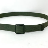フランス軍 OD オープンバックル キャンバスベルト 新品 37GN-