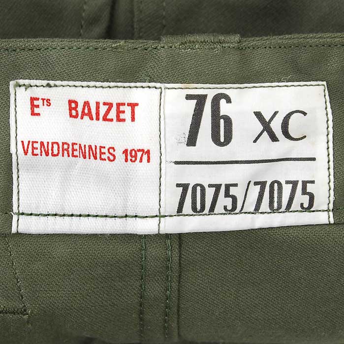 フランス軍 OD ビンテージ M-64 カーゴパンツ USED 401U=