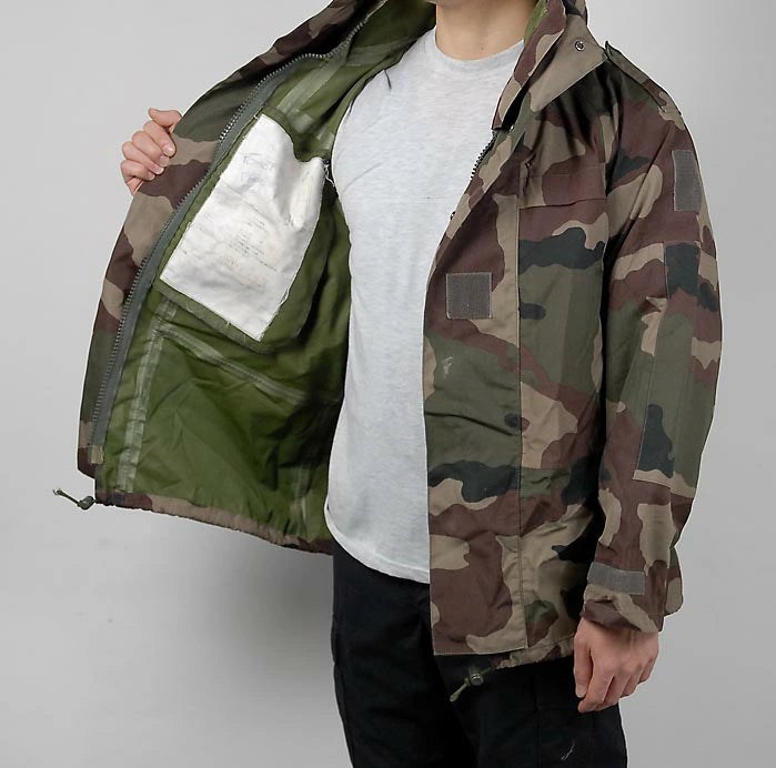 【訳あり】フランス軍 CCE カモフラージュ レインジャーパーカー USED 433UD