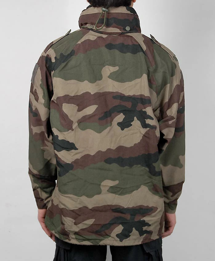 【訳あり】フランス軍 CCE カモフラージュ レインジャーパーカー USED 433UD