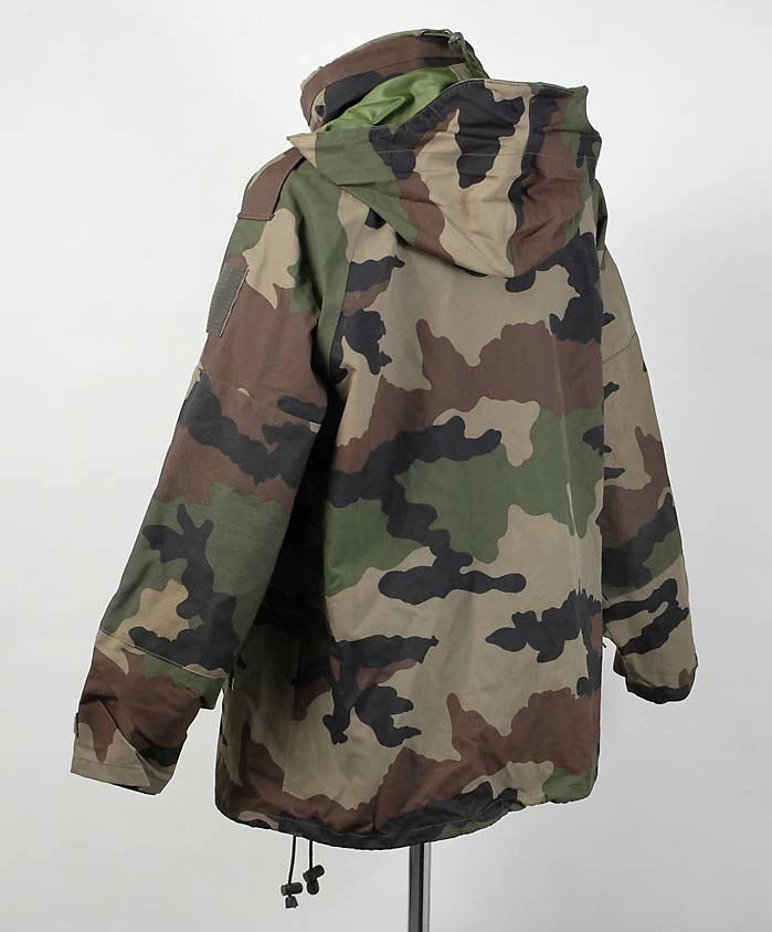 【訳あり】フランス軍 CCE カモフラージュ レインジャーパーカー USED 433UD