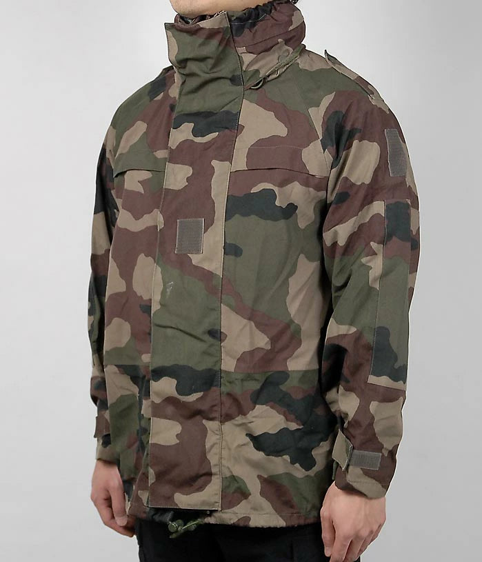 【訳あり】フランス軍 CCE カモフラージュ レインジャーパーカー USED 433UD