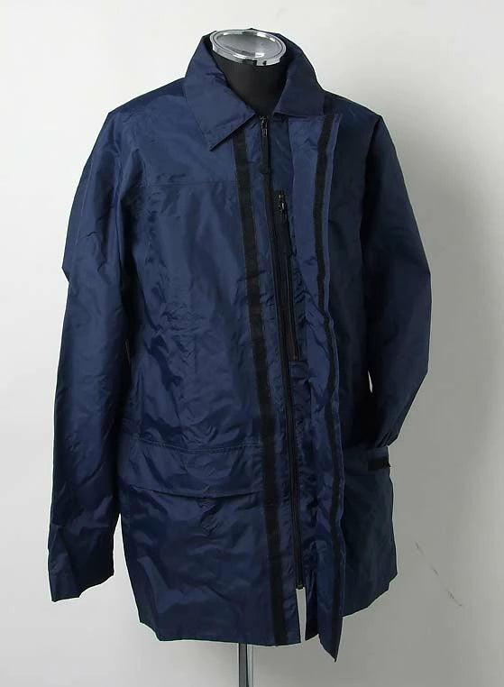 イギリス空軍 RAF ネイビー レインパーカー USED 437U
