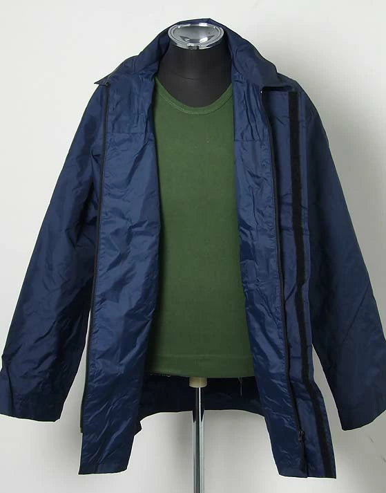 イギリス空軍 RAF ネイビー レインパーカー USED 437U