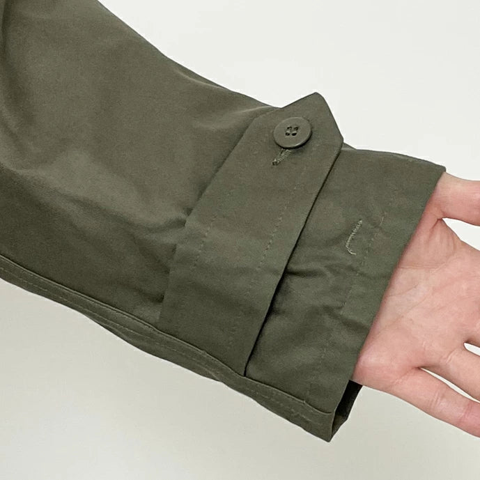 ドイツ軍 OD ボアライナー付 ロングフィールドパーカー USED 440U