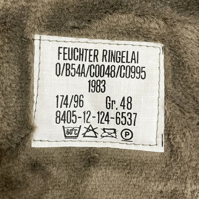 ドイツ軍 OD ボアライナー付 ロングフィールドパーカー USED 440U
