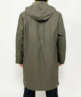 ドイツ軍 OD ボアライナー付 ロングフィールドパーカー 上質USED 440N3