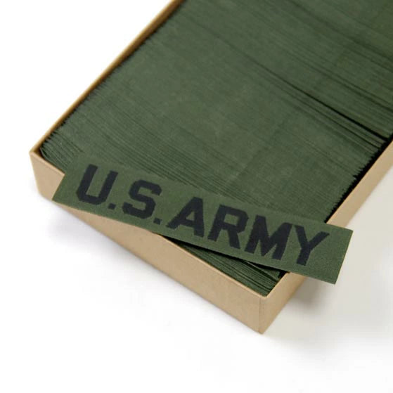 アメリカ軍 ネームタブ 新品 4-