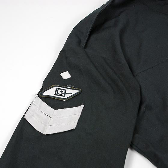 イギリス軍 ARMY ブラック カバーオール ワッペン付 USED 573UW