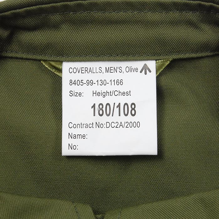 イギリス空軍 RAF OD メカニック カバーオール 新品 576N
