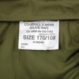 イギリス空軍 RAF OD メカニック カバーオール 新品 576N