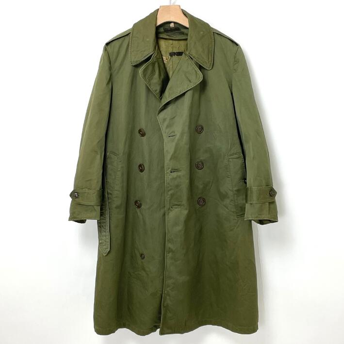 1950s アメリカ陸軍 U.S.ARMY OG-107 M-51 トレンチコート ウール