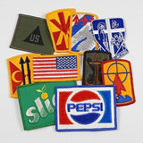 【激安10枚セット】ビンテージ スクエア 四角 アソートワッペン CPSQ10