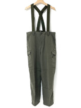 オーストリア軍 OD リップストップ（サスペンダー付） カーゴパンツ USED 742UR-SUS=