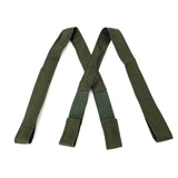 オーストリア軍 OD リップストップ（サスペンダー付） カーゴパンツ USED 742UR-SUS=