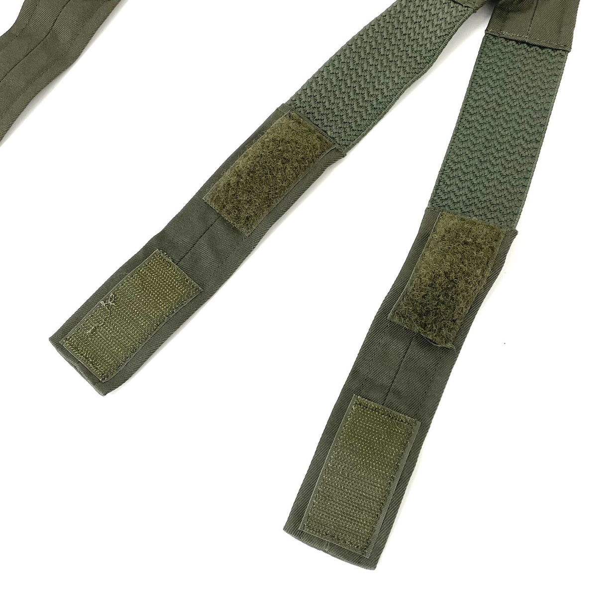 オーストリア軍 OD リップストップ（サスペンダー付） カーゴパンツ USED 742UR-SUS=