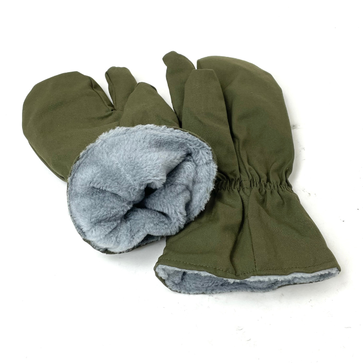 チェコ軍 OD M-55 3フィンガー ウィンターグラブ 新品 79N-