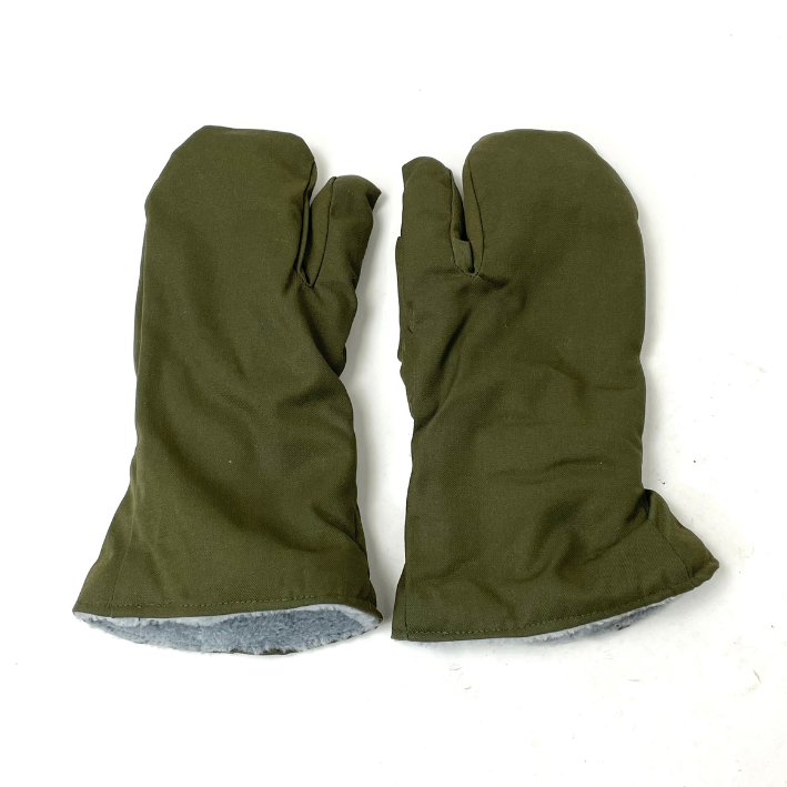 チェコ軍 OD M-55 3フィンガー ウィンターグラブ 新品 79N-