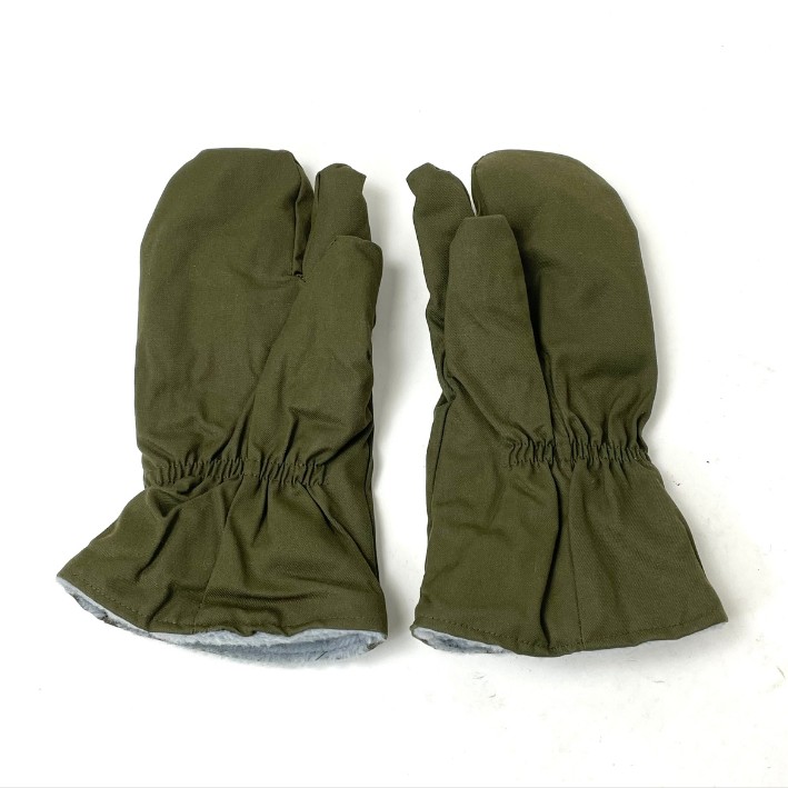 チェコ軍 OD M-55 3フィンガー ウィンターグラブ 新品 79N-