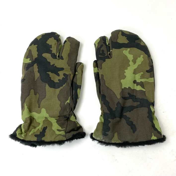 チェコ軍 カモフラージュ M-95 3フィンガー ウィンターグラブ 新品 87N-