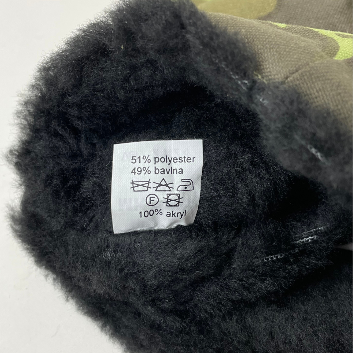 チェコ軍 カモフラージュ M-95 3フィンガー ウィンターグラブ 新品 87N-