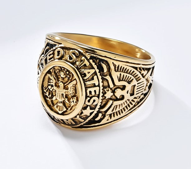 US.ARMY.ミリタリーリング 新品 91-