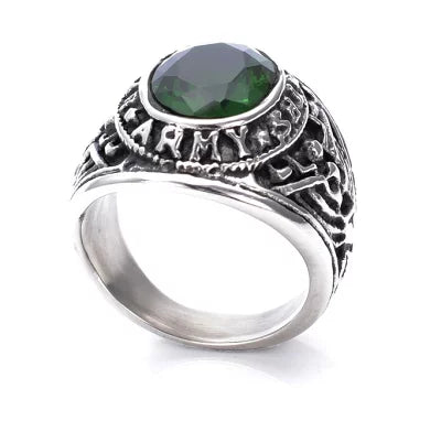 US.ARMY.ラインストーンリング 新品 92-