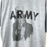 アメリカ軍 U.S.ARMY グレー "アンクルサム" IPFU リメイクTシャツ【FB-TS-ML0007B-】