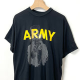 アメリカ軍 U.S.ARMY ブラック "アンクルサム" APFU リメイクTシャツ【FB-TS-ML0008B-】