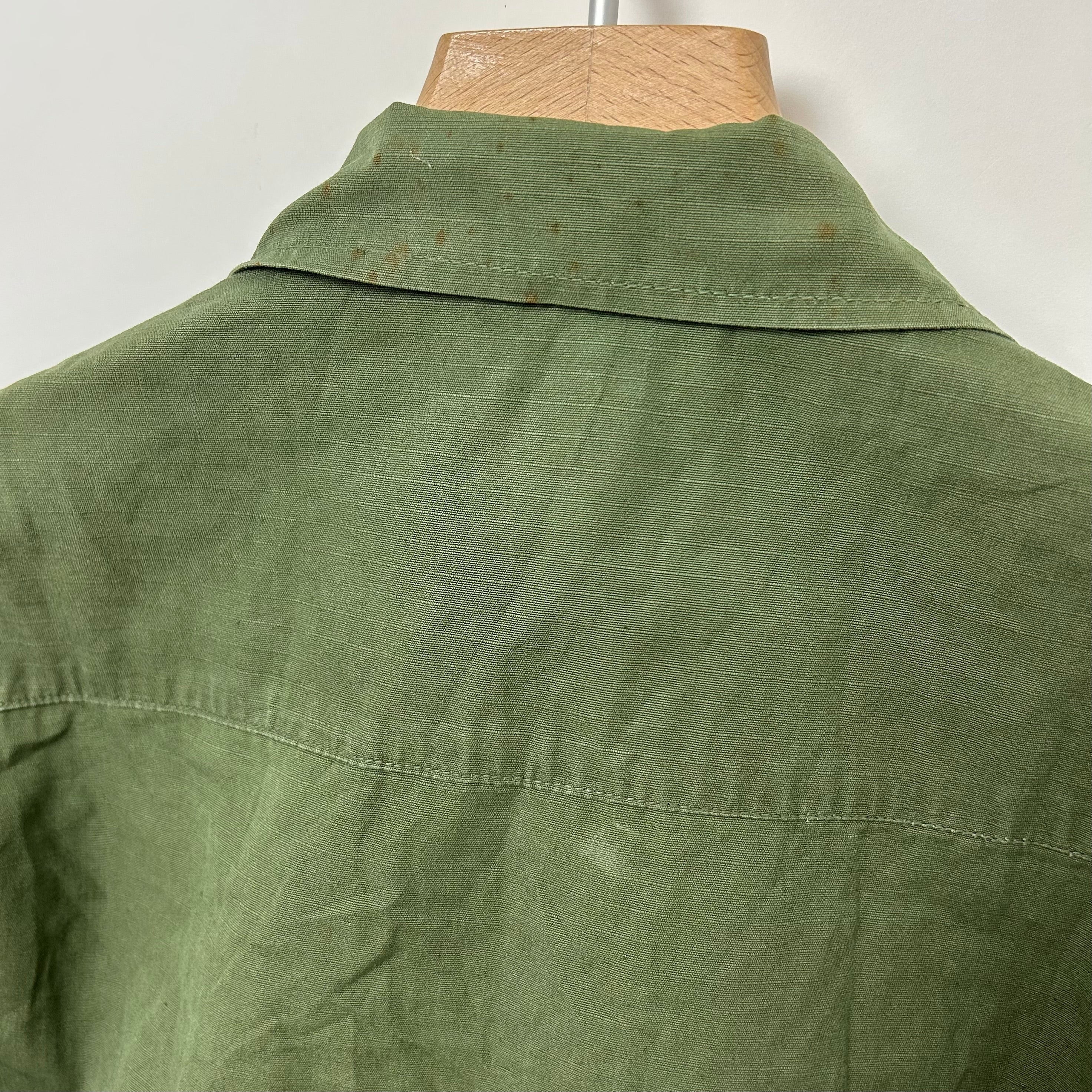 68年製 アメリカ軍 OG-107 リップストップ ジャングルファティーグ