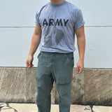 アメリカ軍 U.S.ARMY グレー "アンクルサム" IPFU リメイクTシャツ【FB-TS-ML0007B-】